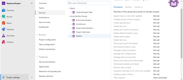 Manage User And Permissions In Azure Devops Service